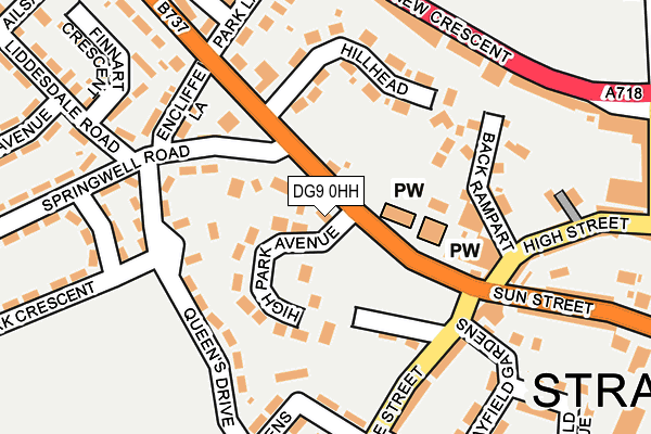 DG9 0HH map - OS OpenMap – Local (Ordnance Survey)