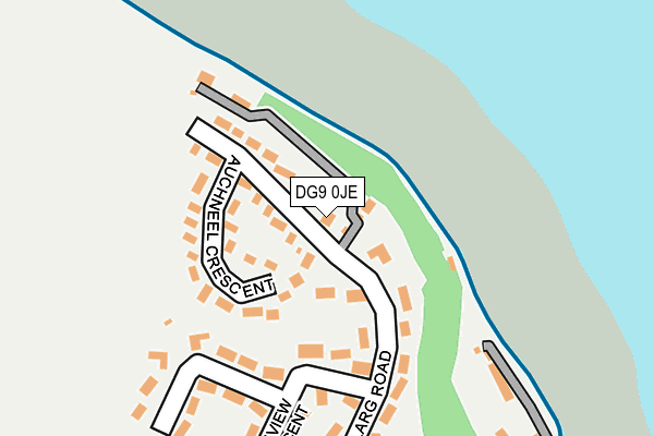 DG9 0JE map - OS OpenMap – Local (Ordnance Survey)