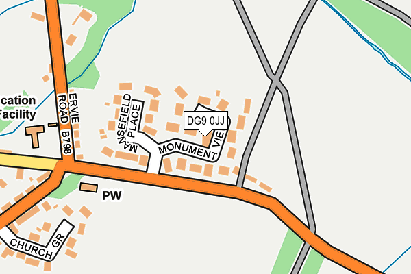 Map of ALL CLEAR PEST CONTROL (STRANRAER) LIMITED at local scale