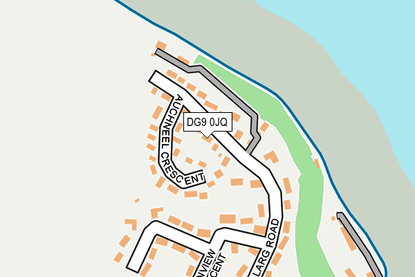 DG9 0JQ map - OS OpenMap – Local (Ordnance Survey)
