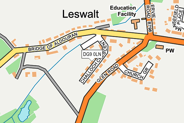 DG9 0LN map - OS OpenMap – Local (Ordnance Survey)