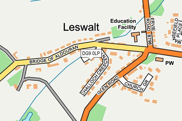 DG9 0LP map - OS OpenMap – Local (Ordnance Survey)