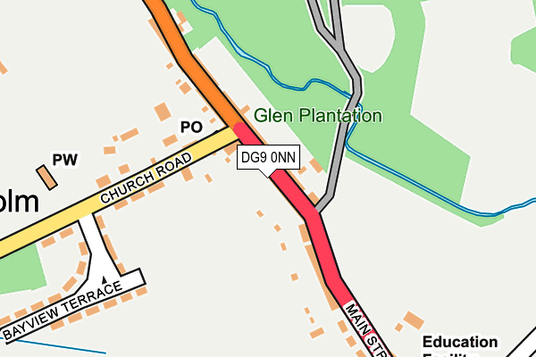 DG9 0NN map - OS OpenMap – Local (Ordnance Survey)