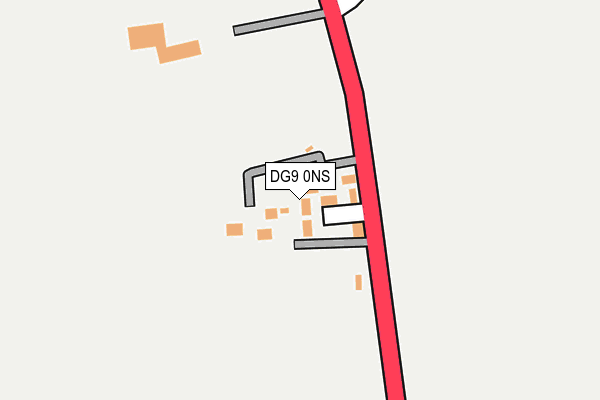 DG9 0NS map - OS OpenMap – Local (Ordnance Survey)