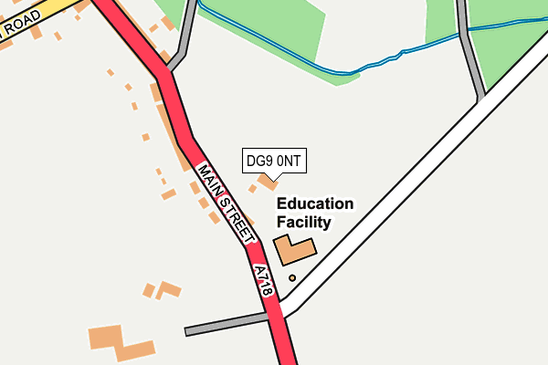 DG9 0NT map - OS OpenMap – Local (Ordnance Survey)