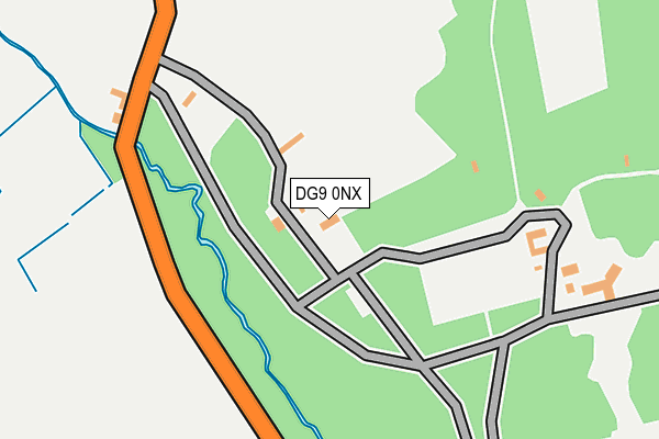 DG9 0NX map - OS OpenMap – Local (Ordnance Survey)