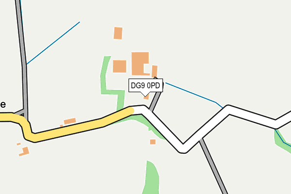 DG9 0PD map - OS OpenMap – Local (Ordnance Survey)