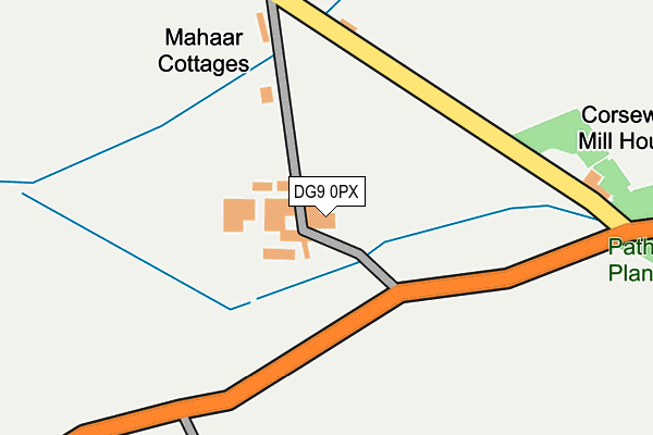 DG9 0PX map - OS OpenMap – Local (Ordnance Survey)