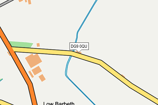 DG9 0QU map - OS OpenMap – Local (Ordnance Survey)