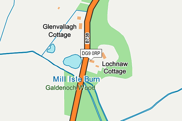 DG9 0RP map - OS OpenMap – Local (Ordnance Survey)