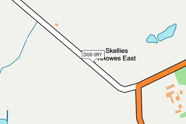 DG9 0RY map - OS OpenMap – Local (Ordnance Survey)
