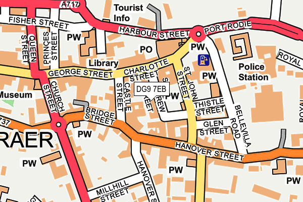 DG9 7EB map - OS OpenMap – Local (Ordnance Survey)