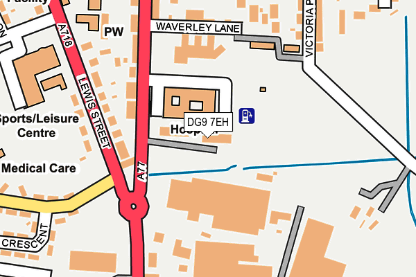 DG9 7EH map - OS OpenMap – Local (Ordnance Survey)
