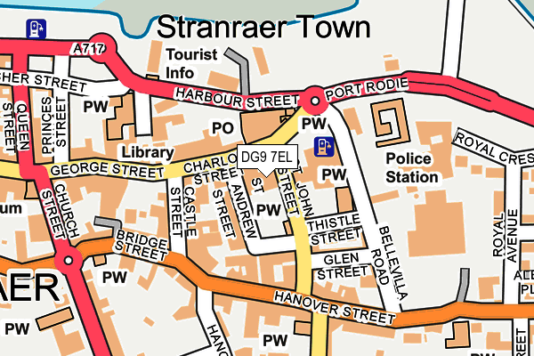 DG9 7EL map - OS OpenMap – Local (Ordnance Survey)