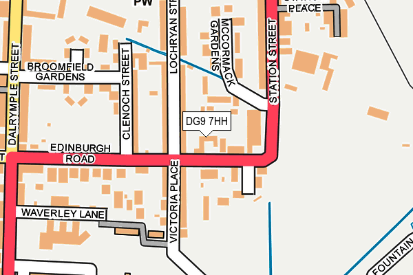 DG9 7HH map - OS OpenMap – Local (Ordnance Survey)