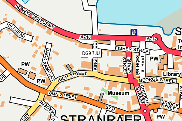 DG9 7JU map - OS OpenMap – Local (Ordnance Survey)