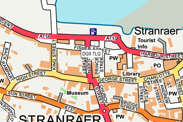 DG9 7LQ map - OS OpenMap – Local (Ordnance Survey)