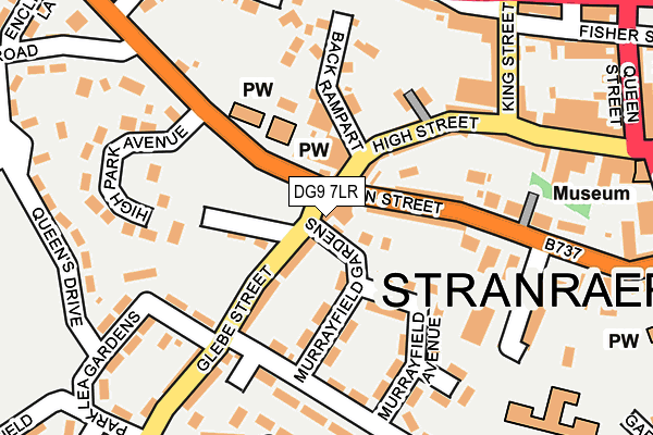 DG9 7LR map - OS OpenMap – Local (Ordnance Survey)