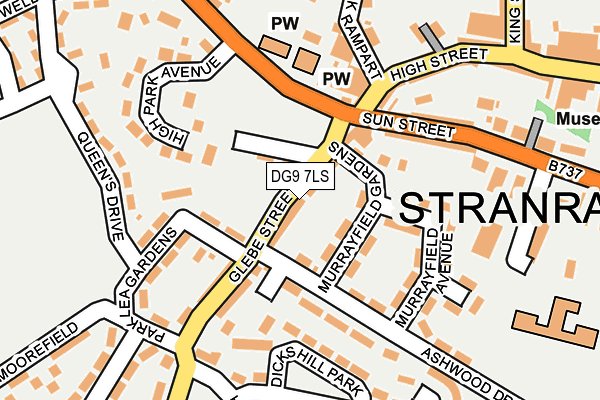 DG9 7LS map - OS OpenMap – Local (Ordnance Survey)
