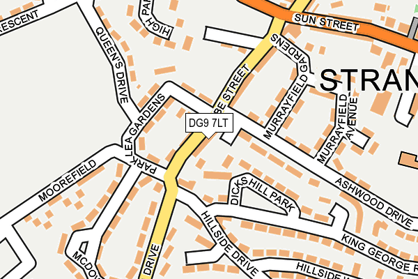 DG9 7LT map - OS OpenMap – Local (Ordnance Survey)