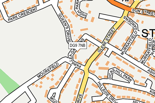 DG9 7NB map - OS OpenMap – Local (Ordnance Survey)