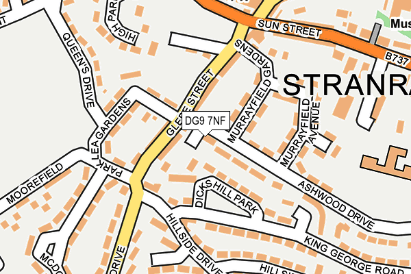 DG9 7NF map - OS OpenMap – Local (Ordnance Survey)