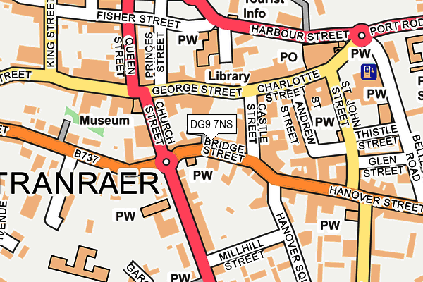 DG9 7NS map - OS OpenMap – Local (Ordnance Survey)