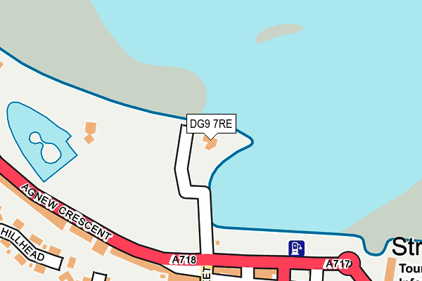 DG9 7RE map - OS OpenMap – Local (Ordnance Survey)