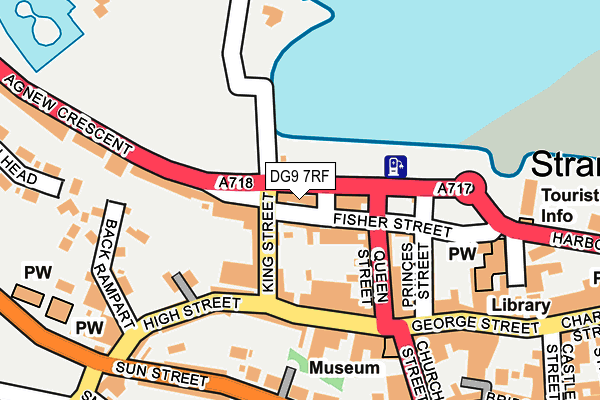 DG9 7RF map - OS OpenMap – Local (Ordnance Survey)