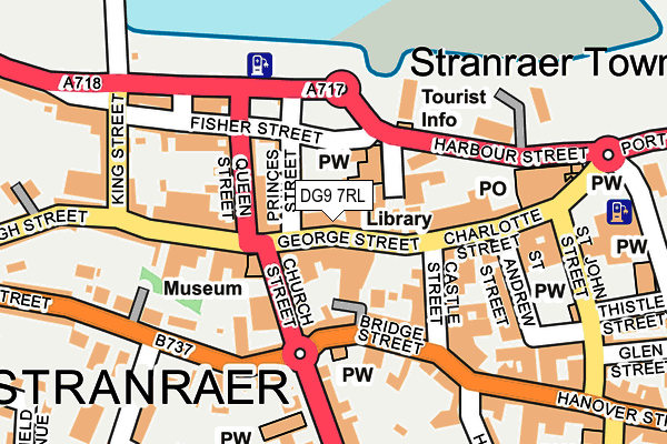 DG9 7RL map - OS OpenMap – Local (Ordnance Survey)