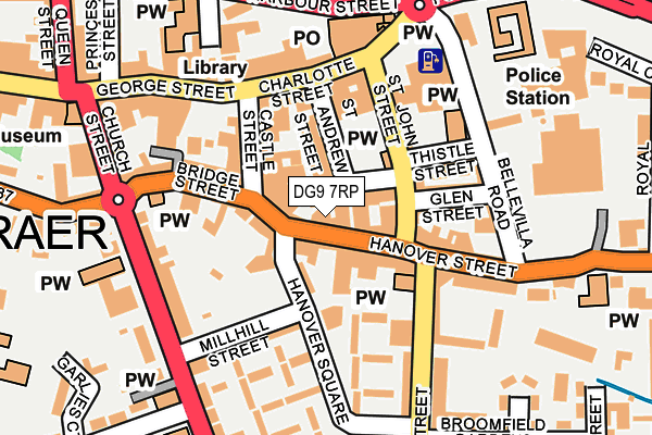 DG9 7RP map - OS OpenMap – Local (Ordnance Survey)
