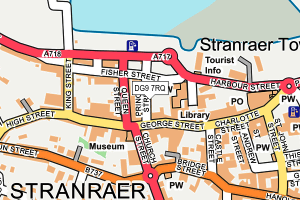 DG9 7RQ map - OS OpenMap – Local (Ordnance Survey)