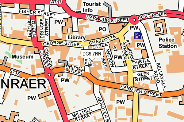 DG9 7RR map - OS OpenMap – Local (Ordnance Survey)