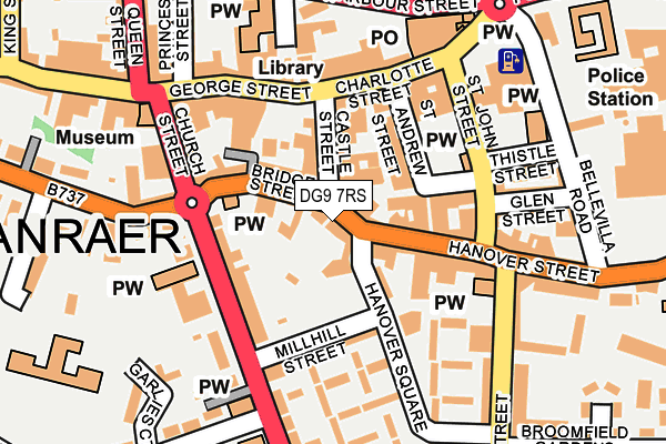 DG9 7RS map - OS OpenMap – Local (Ordnance Survey)