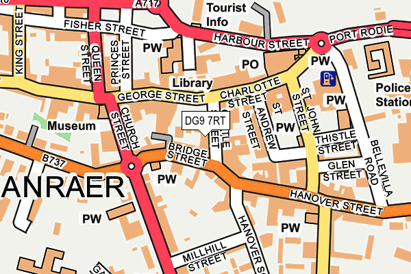 DG9 7RT map - OS OpenMap – Local (Ordnance Survey)