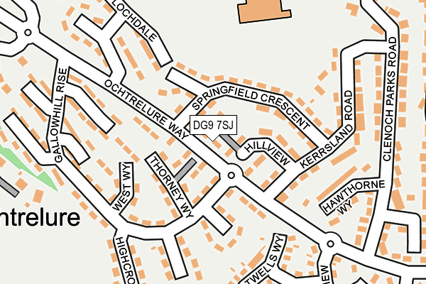 DG9 7SJ map - OS OpenMap – Local (Ordnance Survey)