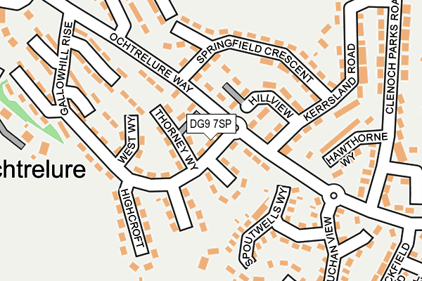 DG9 7SP map - OS OpenMap – Local (Ordnance Survey)