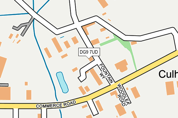 DG9 7UD map - OS OpenMap – Local (Ordnance Survey)