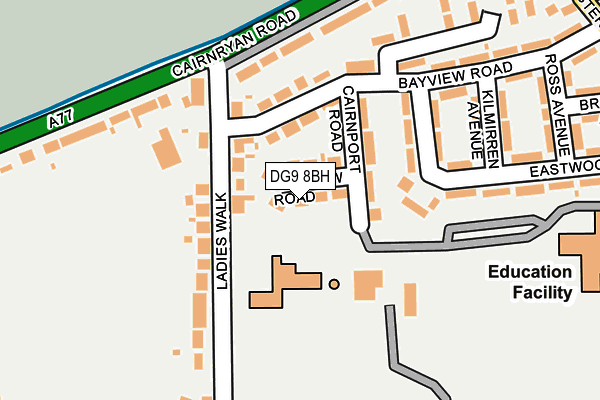 DG9 8BH map - OS OpenMap – Local (Ordnance Survey)