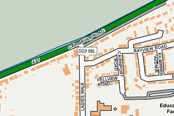 DG9 8BL map - OS OpenMap – Local (Ordnance Survey)