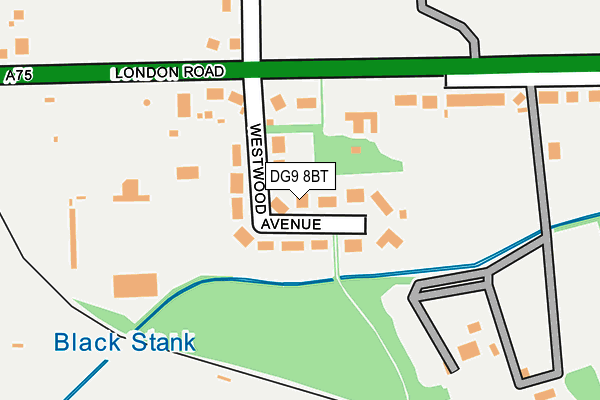 DG9 8BT map - OS OpenMap – Local (Ordnance Survey)