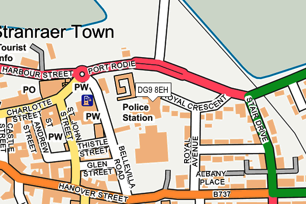 DG9 8EH map - OS OpenMap – Local (Ordnance Survey)