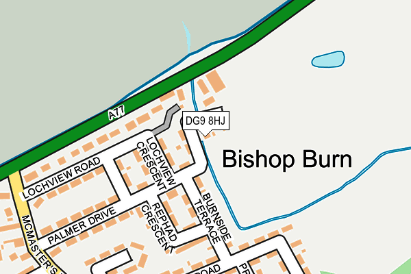 DG9 8HJ map - OS OpenMap – Local (Ordnance Survey)