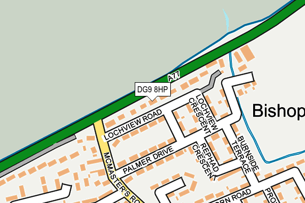 DG9 8HP map - OS OpenMap – Local (Ordnance Survey)