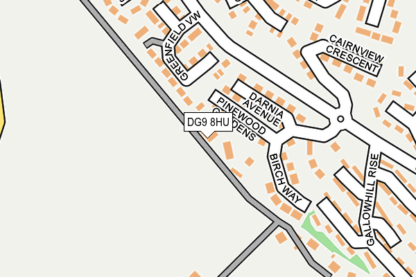 DG9 8HU map - OS OpenMap – Local (Ordnance Survey)