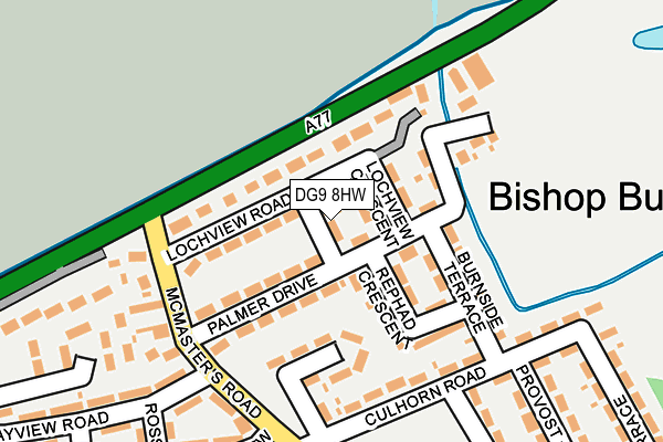 DG9 8HW map - OS OpenMap – Local (Ordnance Survey)