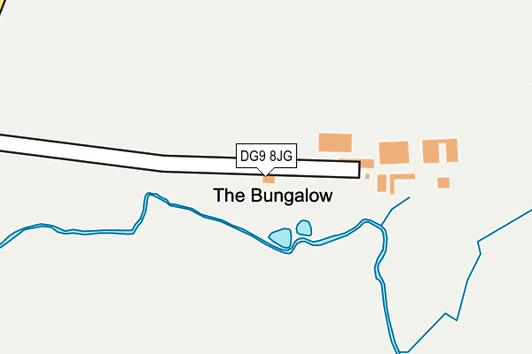 DG9 8JG map - OS OpenMap – Local (Ordnance Survey)