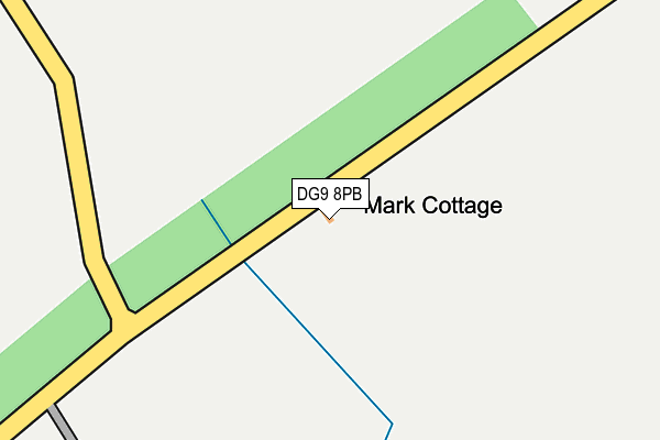 DG9 8PB map - OS OpenMap – Local (Ordnance Survey)