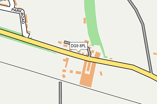 DG9 8PL map - OS OpenMap – Local (Ordnance Survey)