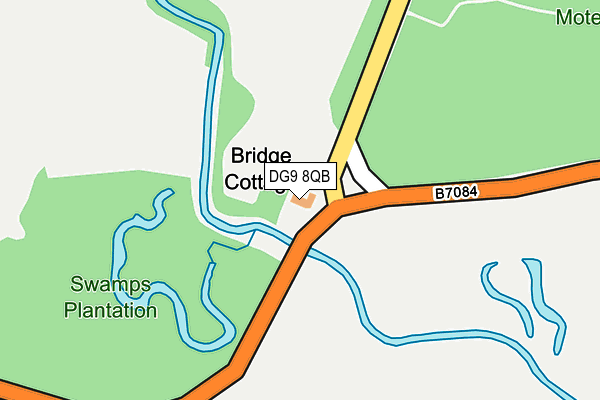 DG9 8QB map - OS OpenMap – Local (Ordnance Survey)